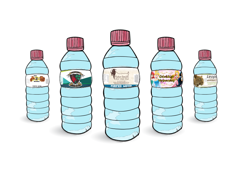 water labels water labels